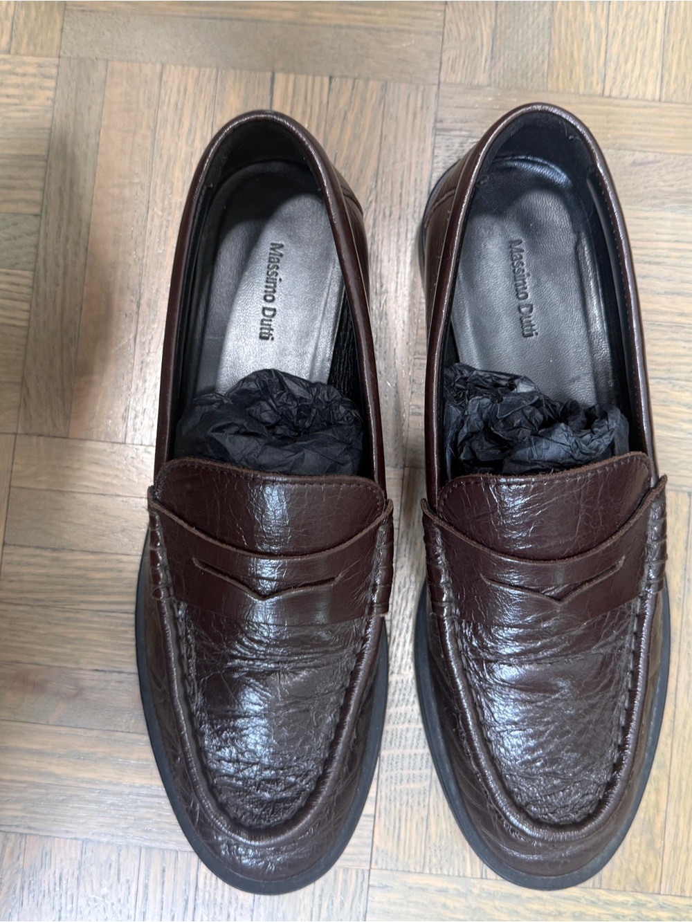 Massimo Dutti Penny Loafers, very minimally used, Brown, Gorgeous, Ultra Soft